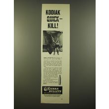 1966 Sierra Bullets Ad - Kodiak quick kill