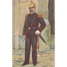 Pompiere Pontificia In Alta Tenuta Italian Military Uniform Army Postcard