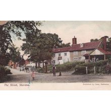 The Street Starston Norfolk Old WW1 Postcard