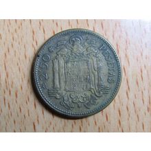 Spain 1956 Franco 1953-56* 2`50 Peseta Coin
