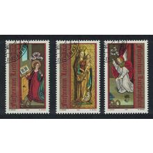 Liechtenstein Christmas St Mamertus Chapel Triesen 3v 1991 CTO SG#1021-1023