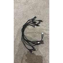 USB to 10 pin micro B, 40 cm, Pack of 9 cables, for portable hard drives etc