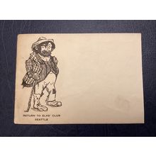 ICOLLECTZONE US Vintage Elks Club unused Advertising Cover (A100)