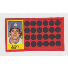 1981 Topps Scratch-Off Bruce Bochte #30 baseball card –Scratchoffs-Mariners