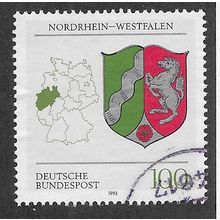 GER 1993 100pf 'NORDRHEIN WESTFALEN' FINE USED (EBID62-965)