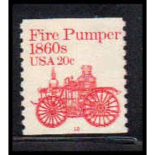 1908 20c Fire Pumper Fine MNH Dry Gum CNS 12 PA5718
