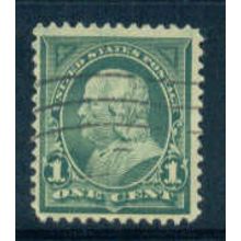 Used 279 1c Benjamin Franklin Fine A05386