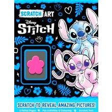 With foiled pages, activities and colouring: Disney Stitch: Scratch Art