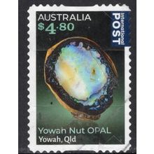AUSTRALIA: 2025, $4.80 YOWAH NUT OPAL INTERNATIONAL POST, USED S/A. 388/9 +