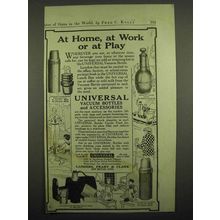 1918 Universal Vacuum Bottle Ad - At Home or Play