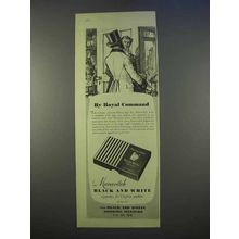 1955 Marcovitch Black and White Cigarettes Ad