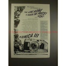 1958 Konica III Camera Ad - Can Truthfully Say!!