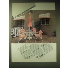 1989 Sunbrella Fabric Ad - Stack the deck in your favor with Sunbrella