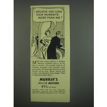 1949 Murray's Mellow Mixture Tobacco Ad - on Cruise Ship