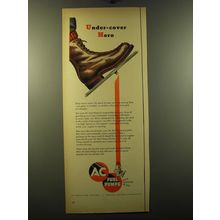 1950 AC Fuel Pumps Ad - Under-Cover Hero