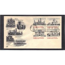FDC Art Craft 1838-1841 15c Architecture (Cachet-U/A) CV00312