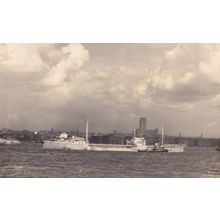 Olivia Maersk Danish Container Ship Plain Back Photo Postcard