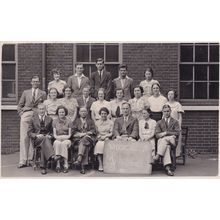 Drama Class Dramatic Society Norfolk Quadrangle 15x Hand Signed RPC Postcard