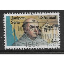 USA 1985 44c DEATH BICT OF FATHER JUNIPERO SERRA & MISSION SG A2192 FINE USED