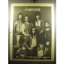 1974 Les Variations Moroccan Roll Album Advertisement - A' Bientot