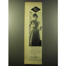 1960 Peck and Peck Fashion Ad - Take it Away