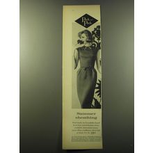 1960 Peck and Peck Fashion Advertisement - Summer Sheathing