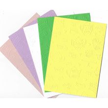 A6 Embossed Paper. 10 Sheets. Tea Party. Cardmaking Scrapbooking Crafts Toppers