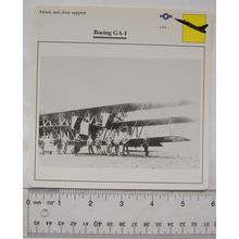 Boeing GA-1 - USA - Attack & Close Support - Collectors Club Card