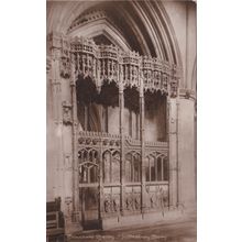 ED 472 TEWKSEBURY ABBEY - BEAUCHAMP CHANTRY . PRINTED POSTCARD