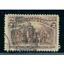 Used 231 2c Landing of Columbus Fine T1412