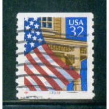 Used 2913 32c U.S. Flag Over Porch Fine CNS 33333 W0860