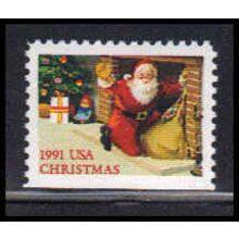 2584 29c Santa & Fireplace Fine MNH BPS LL W2213