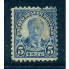 586 5c Theodore Roosevelt Average MHT C1527