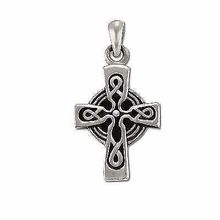 Sterling Silver Celtic Cross Charm Pendant
