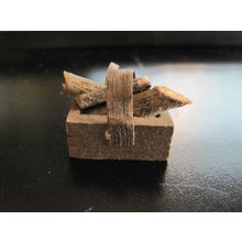 Dollhouse Miniature Fire Logs with Basket