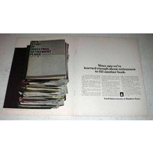 1970 Bankers Trust Ad - Learned About Retirement