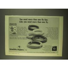 1974 Scientific Anglers Fly Line Ad - You Need More