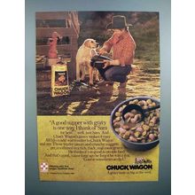 1986 Purina Chuck Wagon Dog Food Ad!