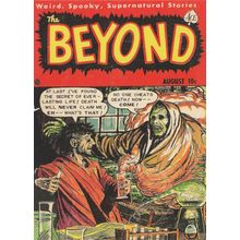 The Beyond Horror 1950s Comic Book Grim Reaper Everlasting Life Postcard