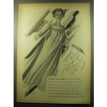 1959 Lord & Taylor Gown Ad - Dreams on Wings