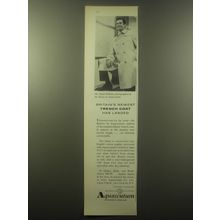 1959 Aquascutum Bentley Trench Coat Advertisement - Mr. Hugh O'Brian