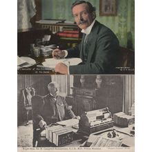 Campbell Bannerman Old Prime Minster Chancellor 2x Real Photo Postcard s