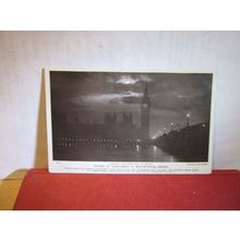 HOUSES OF PARLIAMENT, LONDON used antique postcard RP by Beagles 1914 pm =