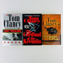 Tom Clancy - Jack Ryan 3 Book Paperback Lot