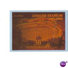 DODGERS STADIUM ' HOLOGRAM 30th ANNIVERSARY' EXCLUSIVE card ( 1992 )