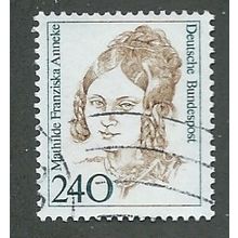 GER 1986 240pf 'FAMOUS WOMEN -MATILDA FRANZISKA ANNEKE' FINE USED (EBID43-197)