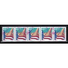 Used 3280a 33c U.S. Flag Over City Very Fine PNC 33333/5 PA4051