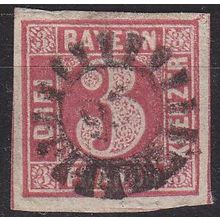 GERMANY Bayern Bavaria [1862] MiNr 0009 a ( O/used ) [02]