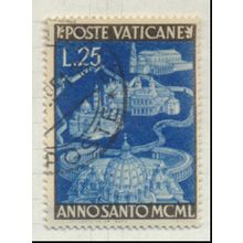 Vatican City Stamp Scott #137, Used