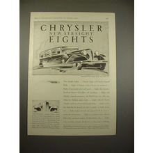 1930 Chrysler Eight Sedan Car Ad!